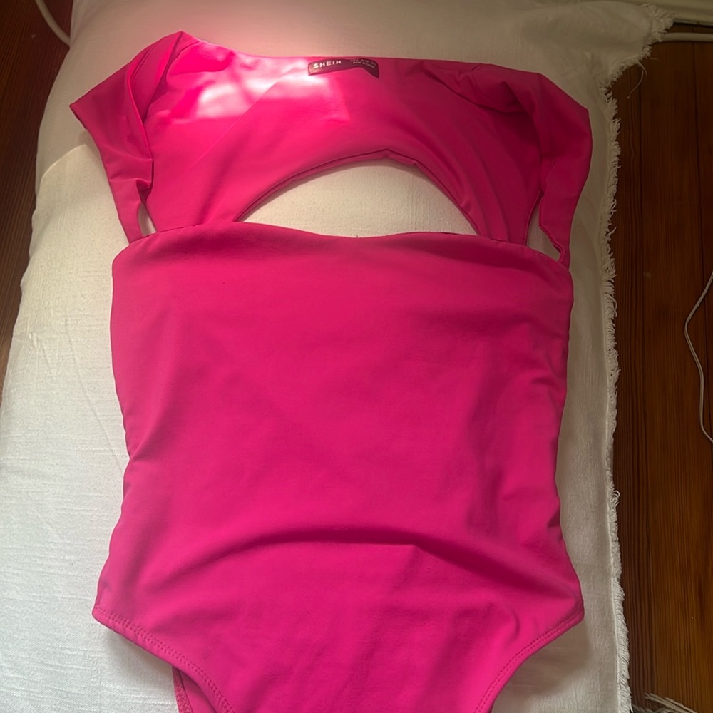Pink bodysuit